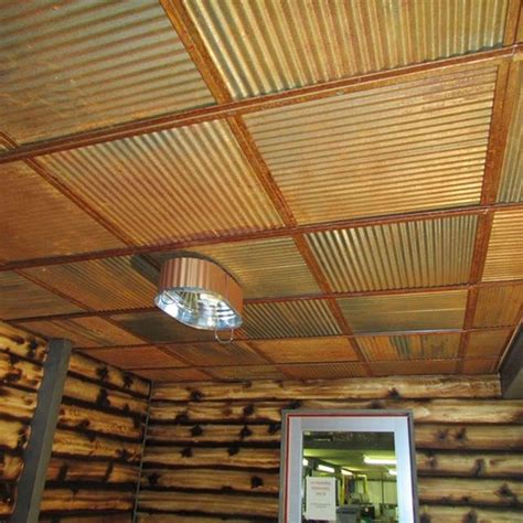 cost of corrugated metal ceiling